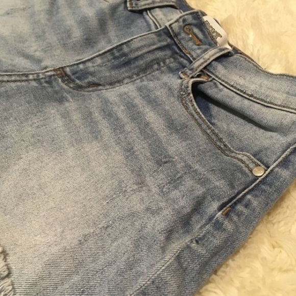 Pink Victoria’s Secret Distressed denim shorts - Picture 4 of 5